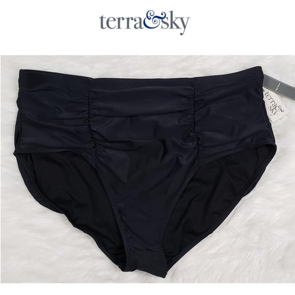 Terra & Sky Other - Terra & Sky High Waist Swimsuit Bottom 3X NWT